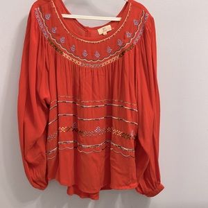 Women’s embroidered top. New with tags, size 1X.